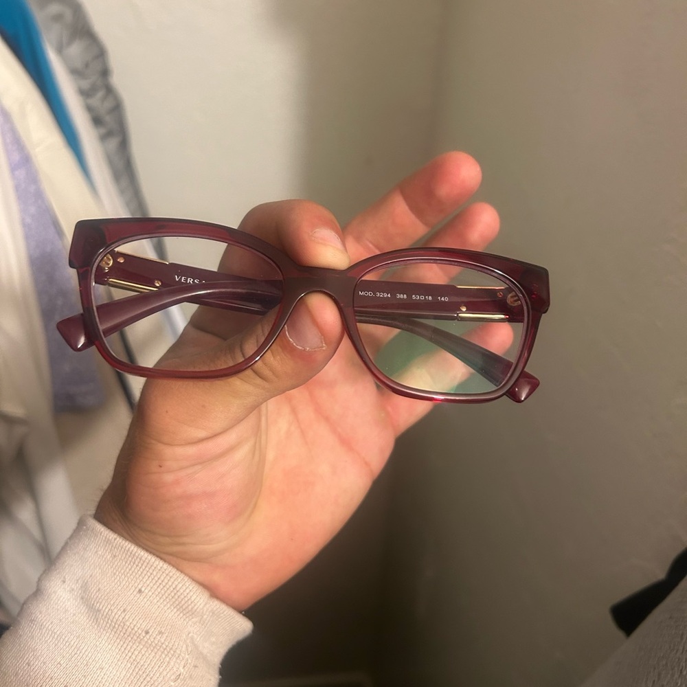 Burgundy Women's Glasses